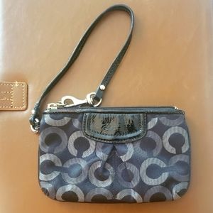 Coach Monogram Wristlet